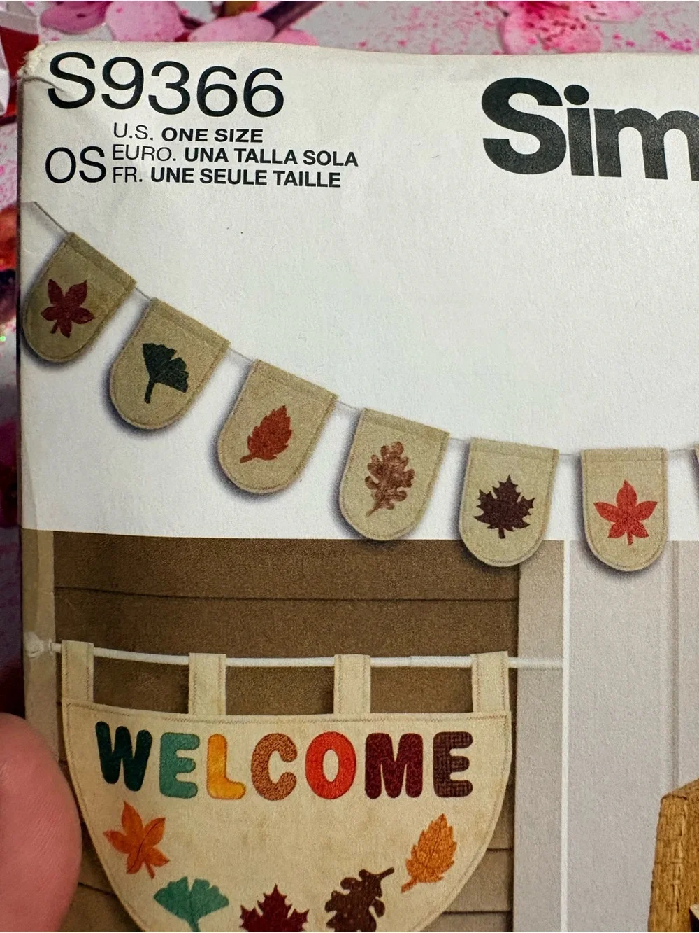 BN UNCUT SIMPLICITY 9366 SEWING PATTERNS AUTUMN DECOR